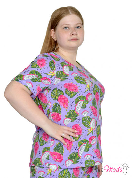 Футболка Модель №2057 размеры 44-84 - Plusmoda фото 3