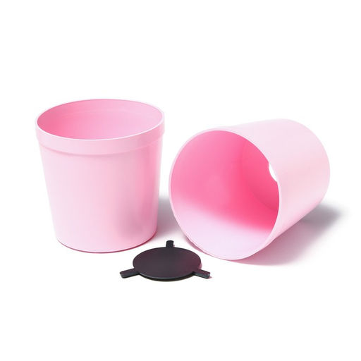 Комплект для рассады 41х20х10,5см (8 горшков со съемным дном 500мл, поддон) (пластик) цветной