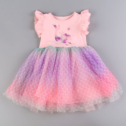 Карнавальный костюм «Стильная принцесса», ободок, платье с русалкой, рост 110 см