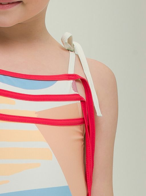 PELICAN, купальник для девочек, Молочный  фото 3