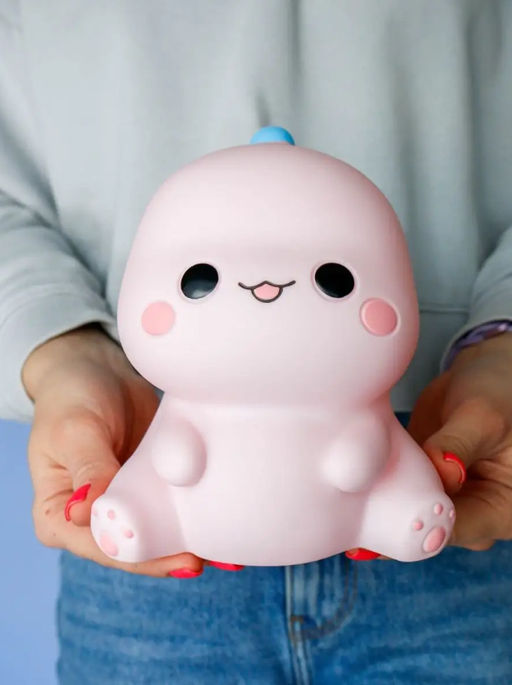 Копилка Smile dino, pink (18 см), пластик