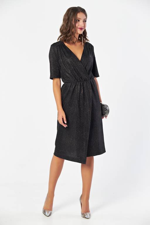 Платье из ткани с напылением - Fly фото 9