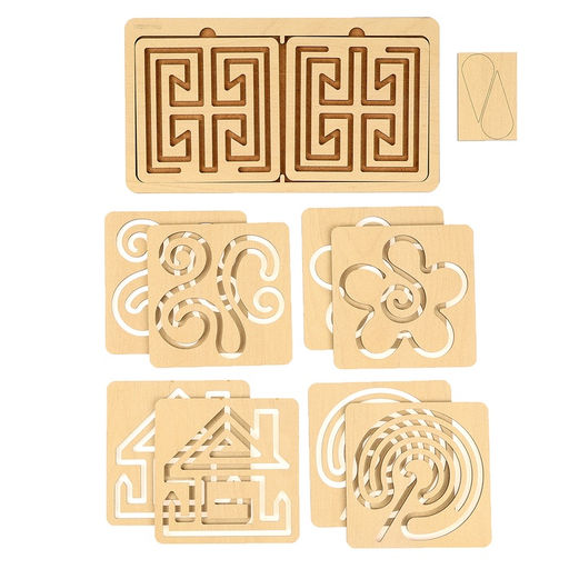 Нейротренажеры для детей Межполушарные доски, 10 трафаретов - Лесная мастерская фото 7