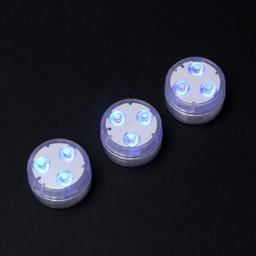 Светильник водонепроницаемый мини, 3 x 1.9 см, 3 шт, от CR2032 (в компл.), пульт, RGB, IP68 - Simaland фото 8