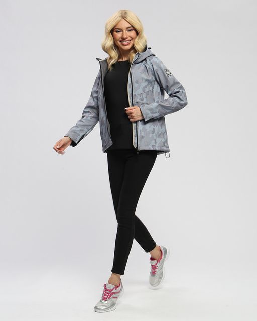 Ветровка MTFORCE женская softshell серого цвета 2207-1Sr  фото 14