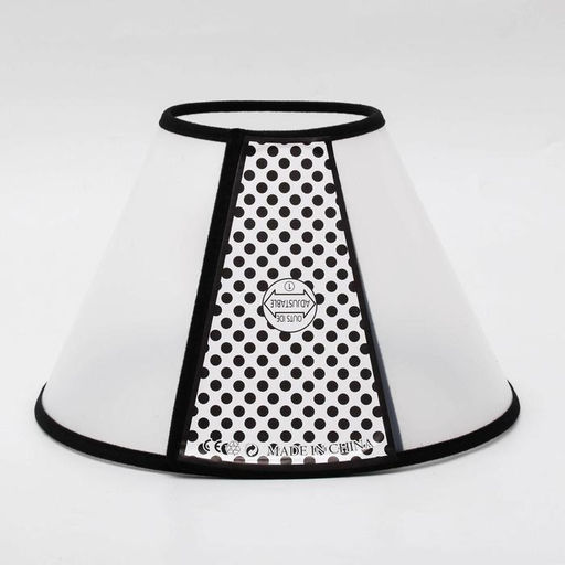 Ветеринарный воротник №1, обхват шеи 37-44 см, высота 22 см, чёрный - Пижон фото 2