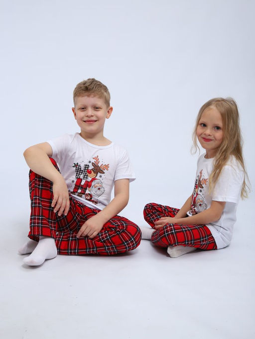 Пижама детская, модель 328, трикотаж (28 размер, Новый год) - Ивановотекстиль фото 8