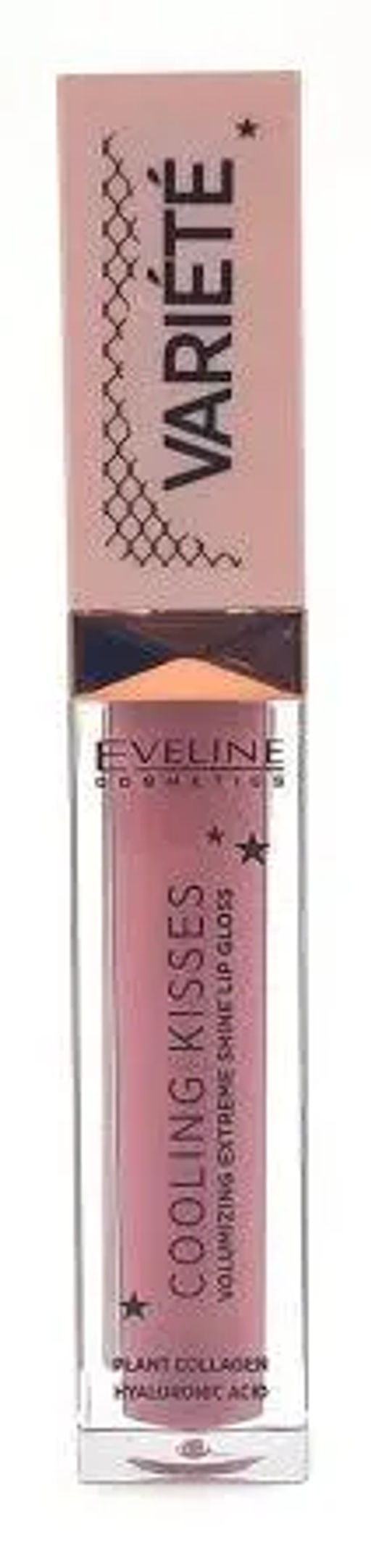 Eveline COOLING KISSES Блеск д/губ Охлаждающий, увеличивает объём VARIETE 6,8мл №03. (*3)