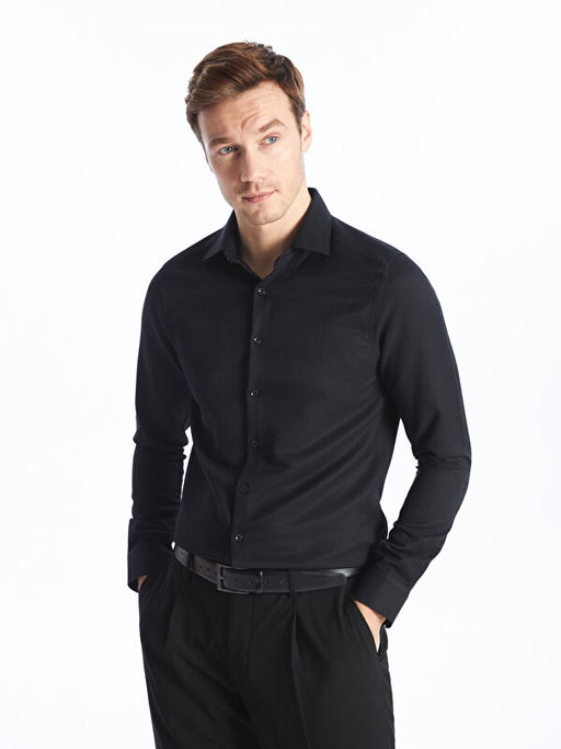 Slim Fit Uzun Kollu Arm?rl? Erkek G?mlek