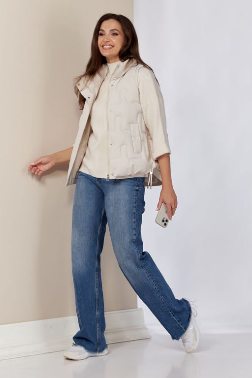 Жилет SHETTI 2152 молочный