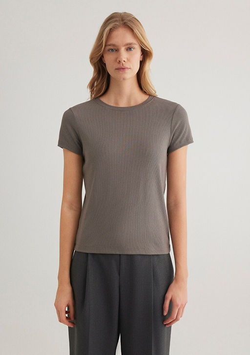 Gri Tisort - Mavi фото 3