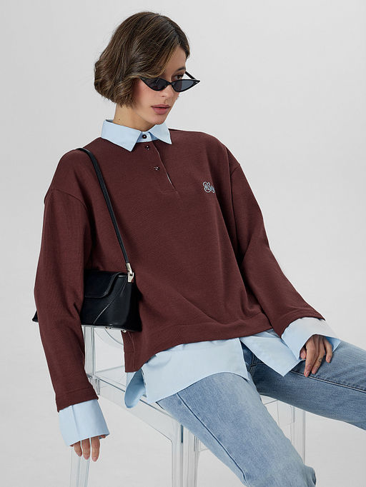 Джемпер женский бордовый - Mark formelle фото 9