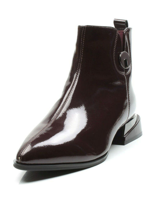 01-PCG265-3 VINOUS Ботинки демисезонные женские (натуральная кожа, байка) - Фабричный китай фото 7