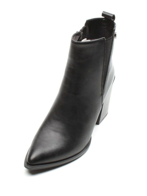 01-PCG267-1 BLACK Ботинки демисезонные женские (натуральная кожа, байка) - Фабричный китай фото 6