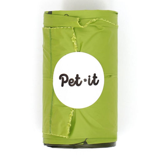 Pet-it пакеты для выгула собак 23х36, биоразлагаемые, в рулоне, с ручками, упаковка 4 рул. п - Simaland фото 4