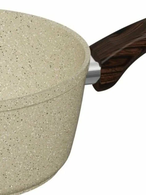 Ковш а/п литой 1,5 л с индукционным дном, d=18 см, цвет: кремовый гранит (R-102/18) /RASHEL/  фото 3