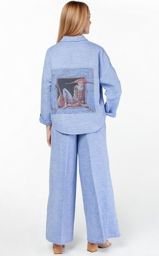 Жакет лен 60%, хлопок 40%