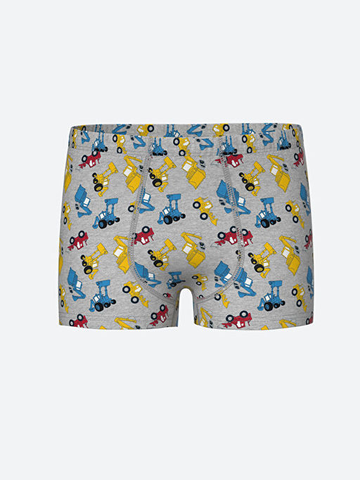 Bask?l? Erkek ?ocuk Boxer 3l? - Waikiki фото 3