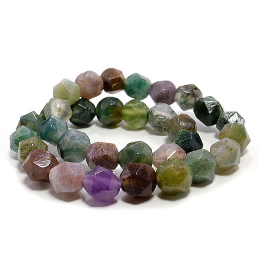 Браслет из камня 6мм с огранкой Яшма привлекает денежные потоки 6мм