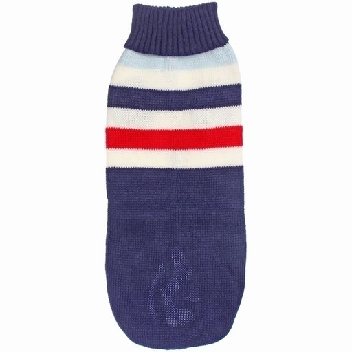 Кофта - свитер для мелких пород собак и кошек "BRO Style", полосочки, цвет синий, р XL