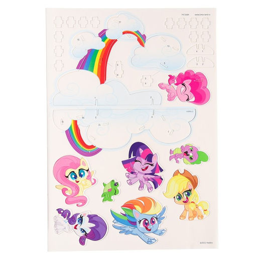 3D конструктор из пенокартона Дружба - это чудо, 1 лист, My Little Pony - Hasbro фото 2