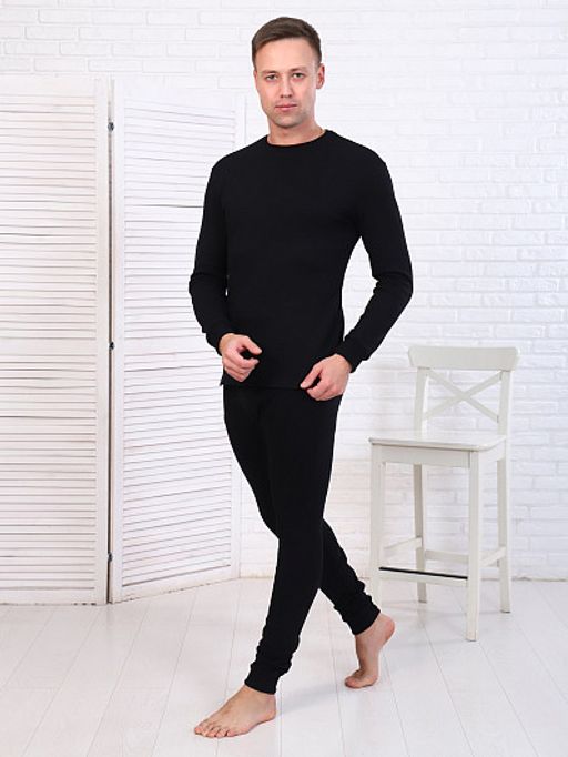 Кальсоны (черные) мужск брюки