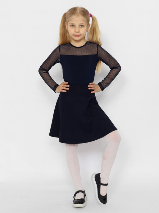 CRB wear/CWJG 63598-41 Джемпер для девочки,темно-синий/Ex.Cherubino  фото 2