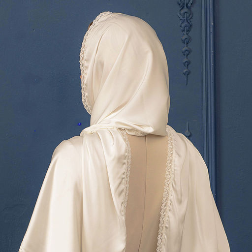 Шелковый палантин 180 х 50 см Шёлковый вечер - Мастерская ПОКРОВ фото 4