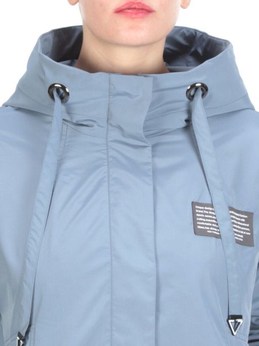 FY-221 GRAY/BLUE Ветровка женская АЛИСА (65% хлопок, 35% полиэстер) - Фабричный китай фото 10