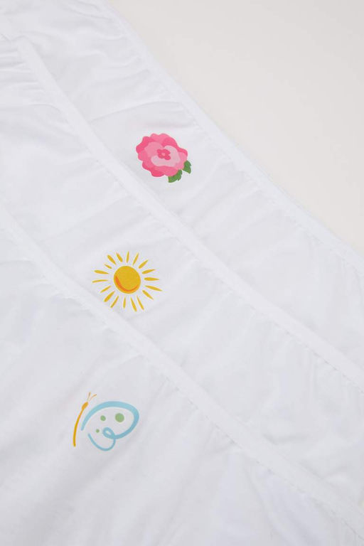 Трусики-комбинации из трех предметов с принтом для девочек - Defacto фото 4