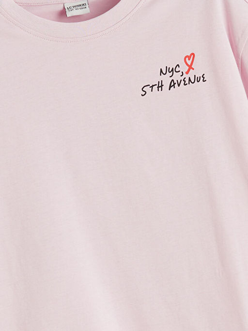 NYC Yaz? Bask?l? K?z ?ocuk Ti??rt