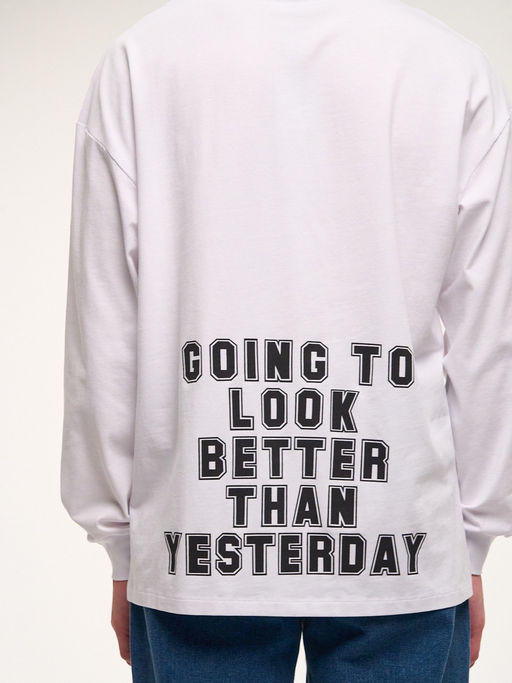 Лонгслив белый UZ251160828 - Nota bene фото 5