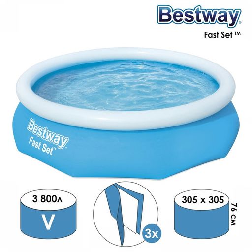 Бассейн надувной 305х76 см Bestway  фото 3