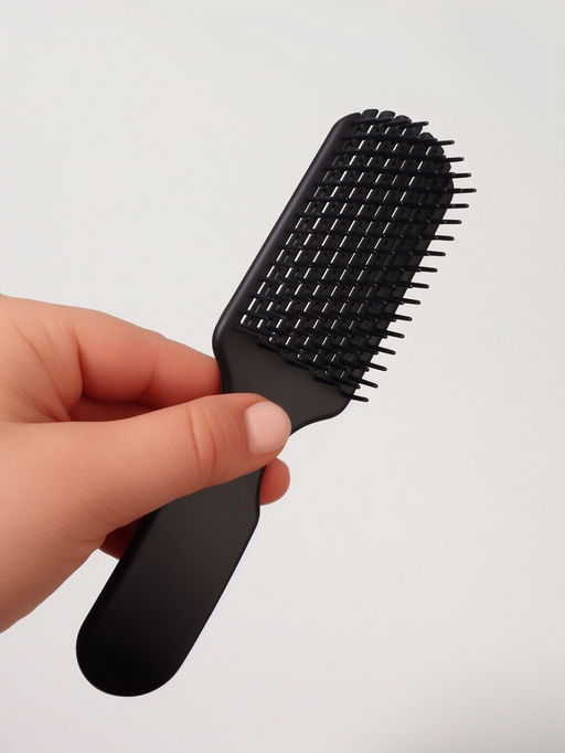 Цена за 2 шт. Расчёска массажная, для сушки волос, 18×4.5 см, чёрная