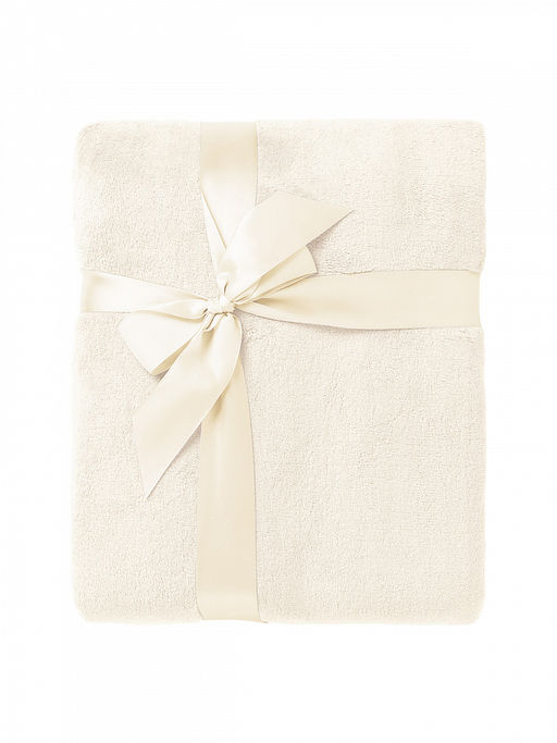 Плед плюшевый 150x200 молочный - Denastia фото 5