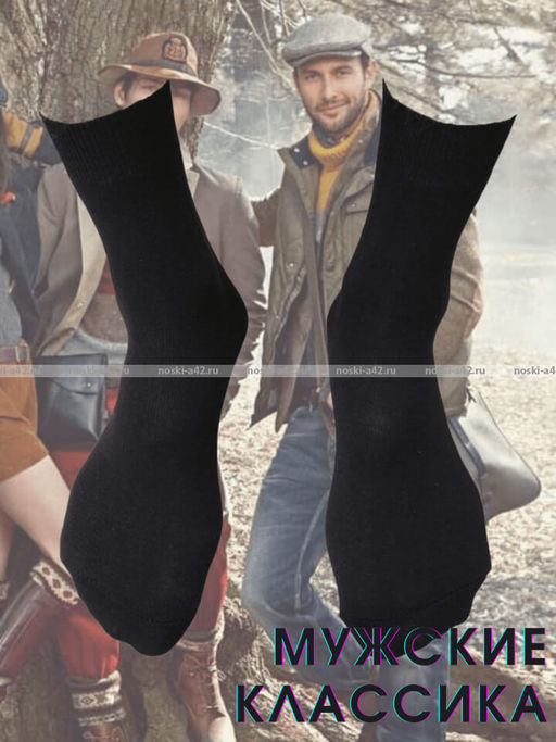 Цена за 5 пар. 5 - ПАР Легион носки мужские черные