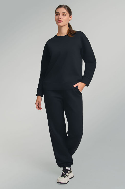 Арт. 2908Костюм женский с начесом 44-52 (5 шт) Цвет:черный - Калинка фото 10