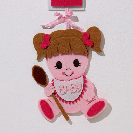 Украшение на гендер пати «Подвеска Baby Girl», 22×22×53 см