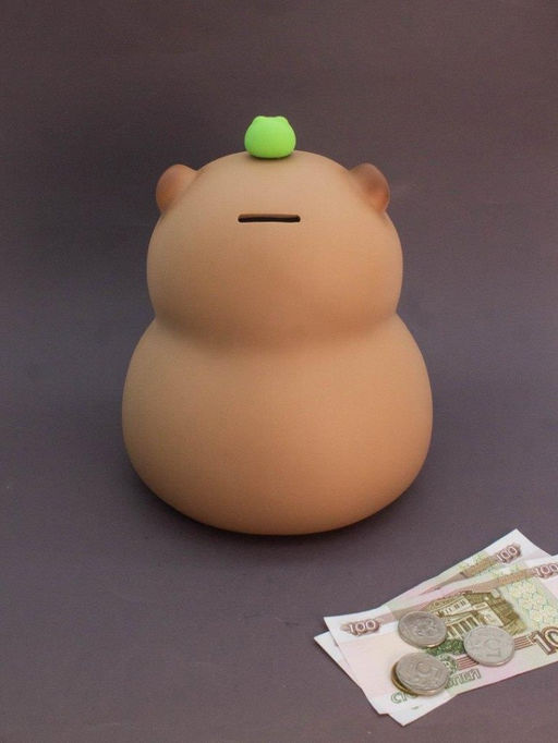 Копилка "Big Capybara Frog Friend"