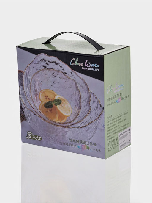 Набор салатников "Вулкан" 3 шт, 17х7 см