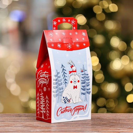 Цена за 5 шт. Подарочная коробка Сладкая парочка, 15 х 8,6 х 27 см - Simaland фото 5