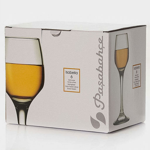 Бокалы для ликёра Paşabahçe Isabella, 65 мл, набор 6 шт., стекло, прозрачный
