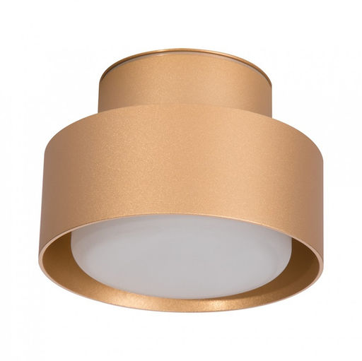 Светильник потолочный 12W, 230V, GX53, золото, HL367