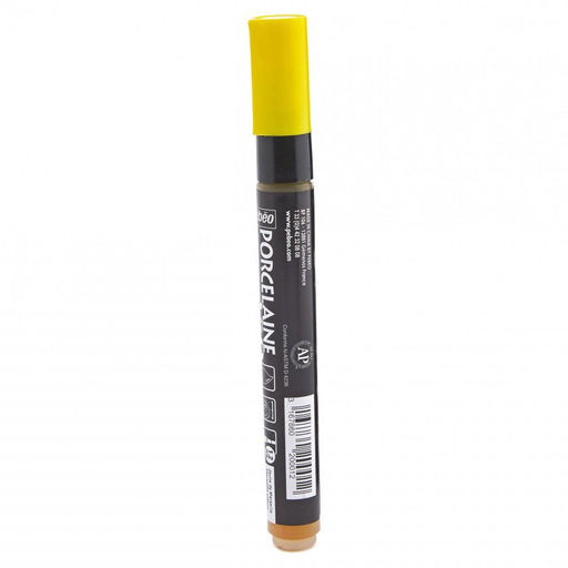 PEBEO Маркер по керамике Porcelaine 150 1.2 мм перо круглое 6 шт. 020001 желтый марсельский фото 3