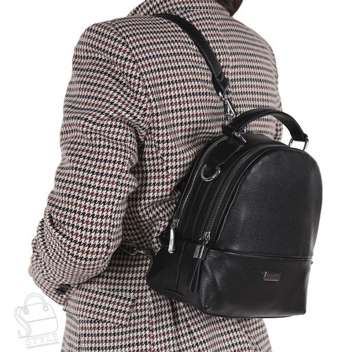 Рюкзак женский 670091 black Velina Fabbiano-Safenta/30 в Новосибирске