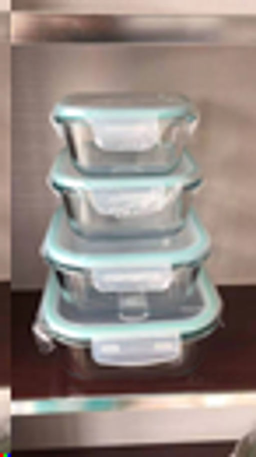 Контейнер квадратный крышка с клапаном 320 мл стекло / BXW-320ZF /уп 48/