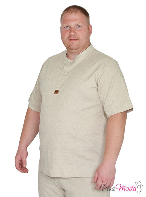 Рубашка-поло Модель №1621 размеры 44-84 - Plusmoda фото 3