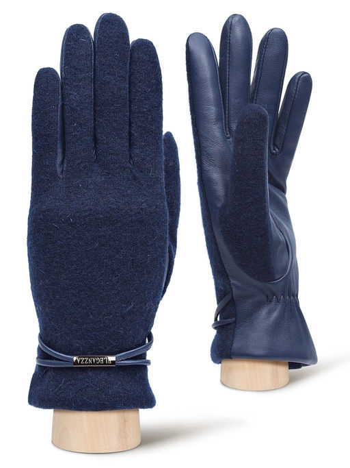 Перчатки женские 100% ш TOUCH IS0150 blue - Eleganzza фото 4
