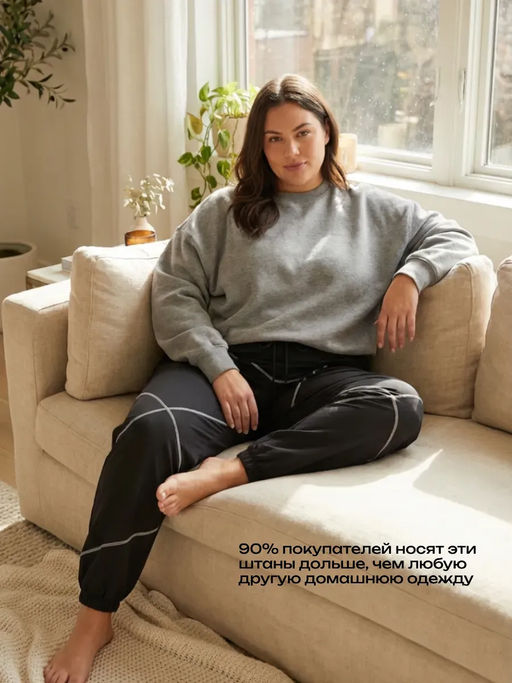 Спортивные женские брюки, черные, bp.155.001 - Profit фото 16