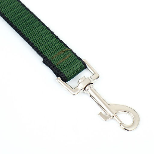 Поводок 2 м х 2 см, зелёно-черный - Пижон фото 2